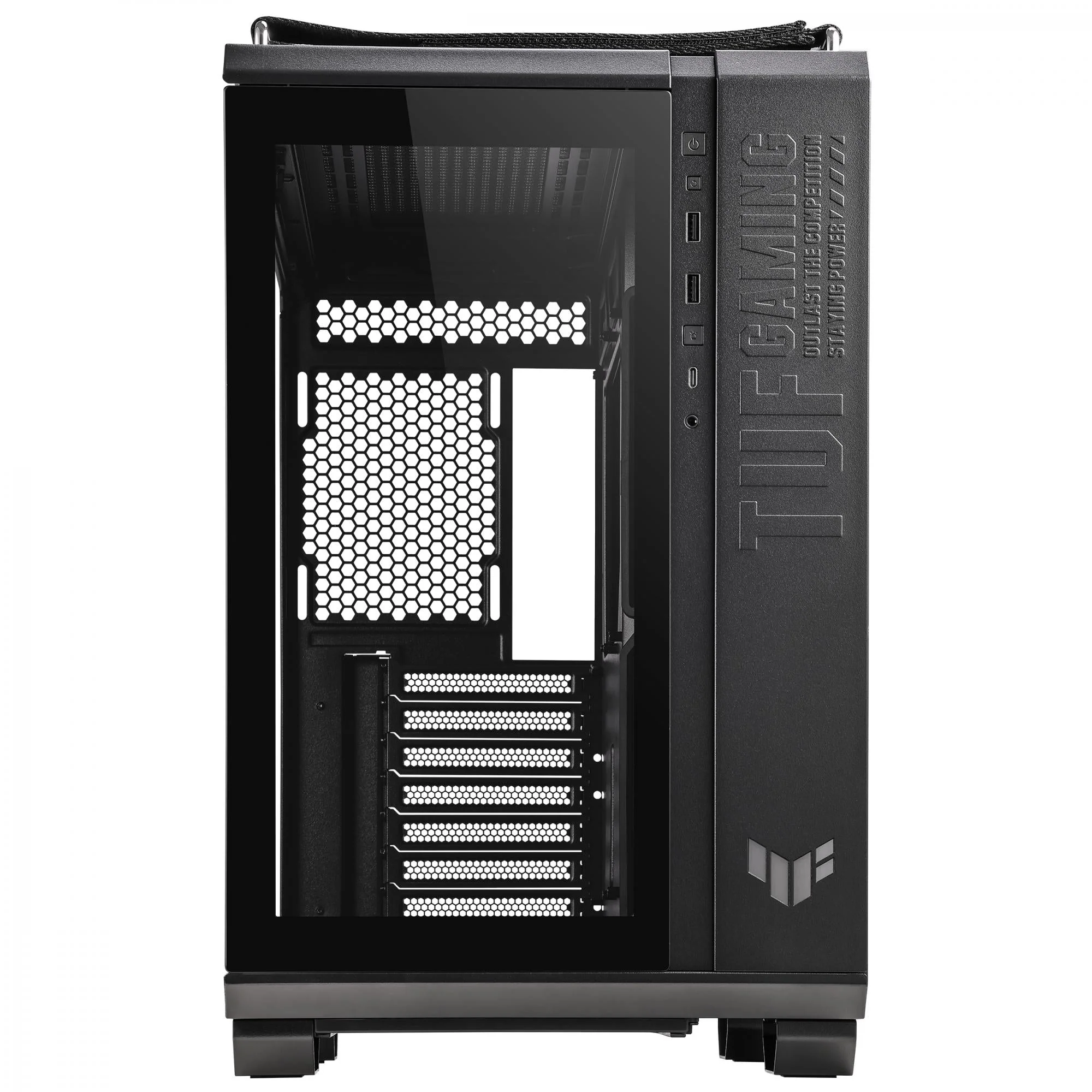 ASUS TUF Gaming GT502 Tempered Glass Dual Chamber Case Black