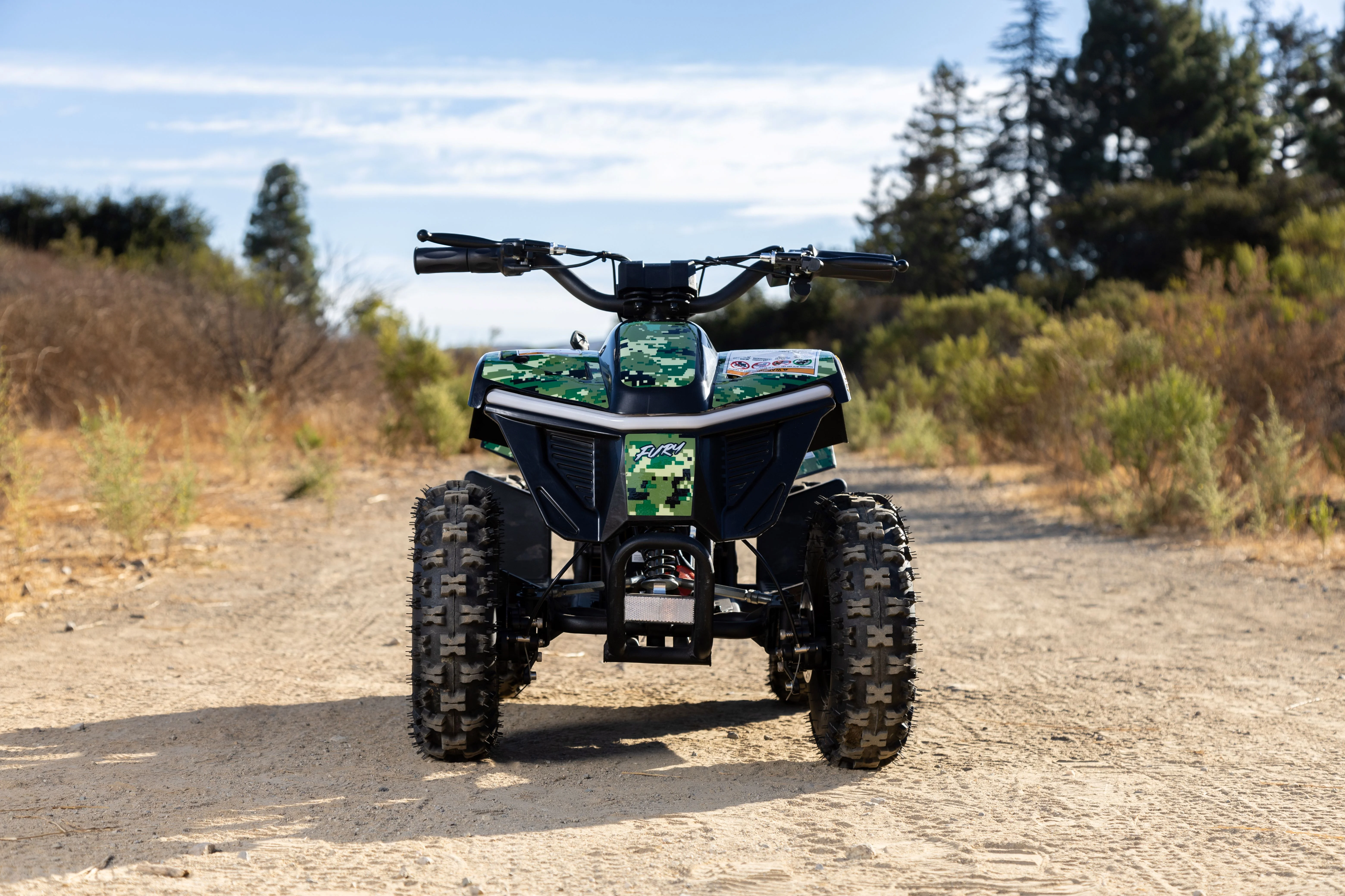 Droyd Fury Electric Youth ATV, 36V 500W Brushless Motor, Dual Suspension, Max Speed 15 mph, Offroad